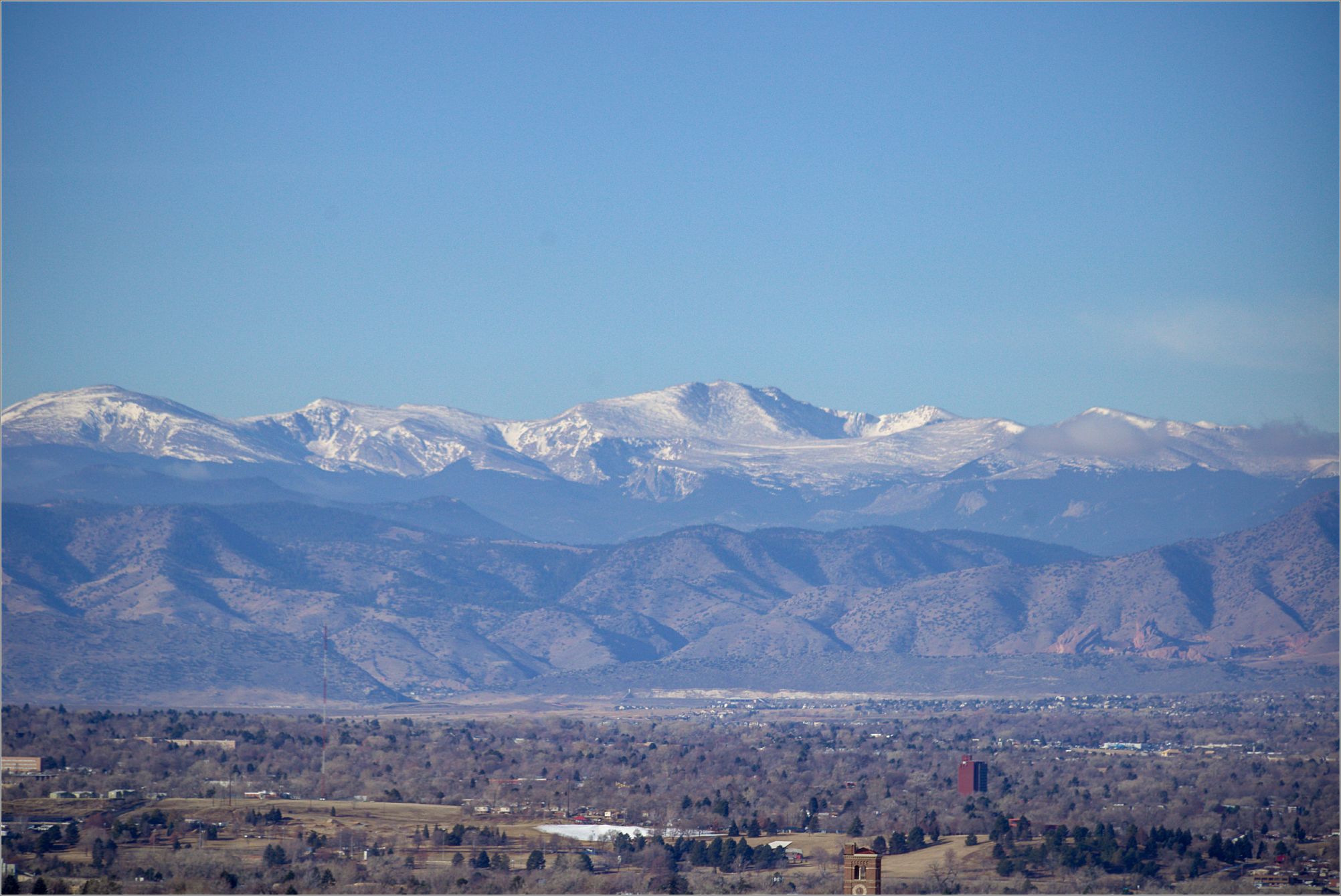 Office View of Mt. Evans 