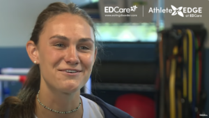 Athlete EDGE Ambassador Alice Merryweather on 9News